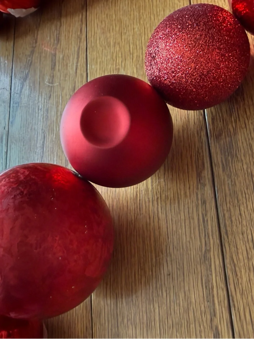 Kirklands Red Holiday Garland